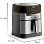 Moulinex Easy Fry & Grill EZ505D Freidora de Aire 4.2L Plata